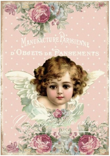 BÜGELBILD-Vintage-Shabby-Nost