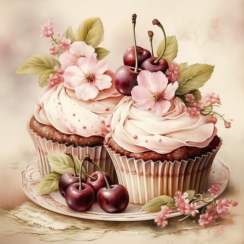 Deko bild vintage shabby - bild,