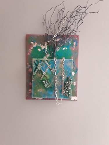 Handgemachtes wandbild mixed - *handgemachtes,