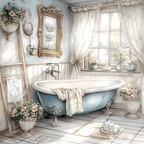 Wandbild vintage shabby - vintage,
