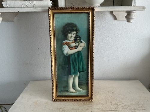Altes bild druck kindermotiv - bild,