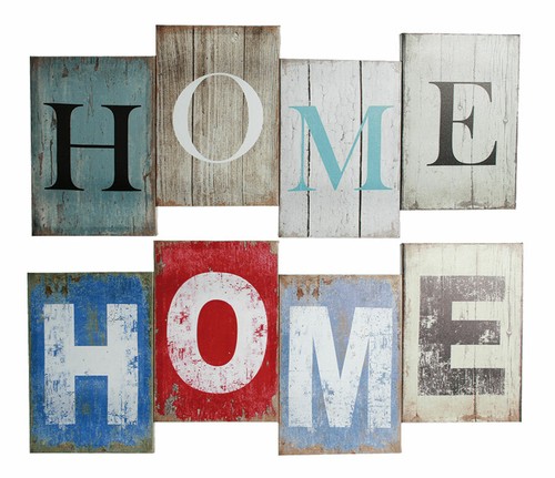 Home canvas 5x27 cm - in,