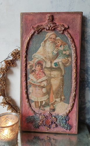 Oblaten bild weihnachtsmann - oblaten,