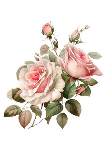 BÜGELBILD-Vintage-Shabby-Vint