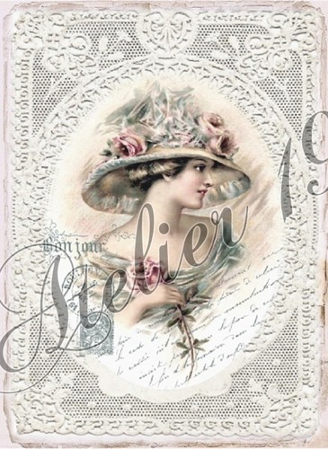 BÜGELBILD-Vintage-Shabby-Nost