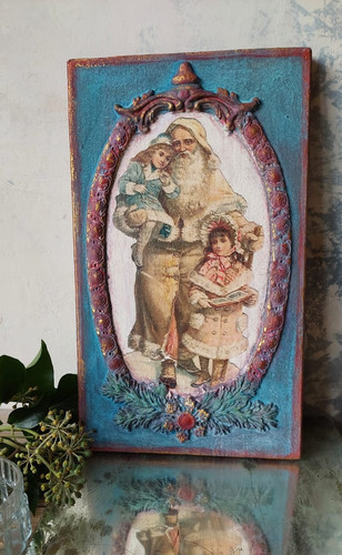 Oblaten bild weihnachtsmann - bild,