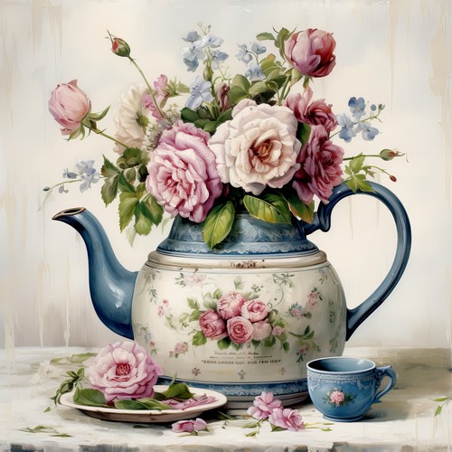 Deko bild vintage shabby chic - deko,