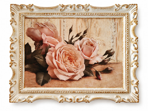 Rosen wandbild mit - rosen,