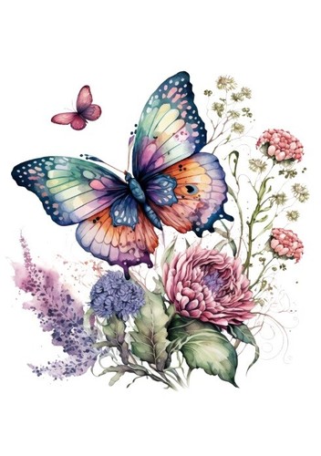 BÜGELBILD-Vintage-Shabby-Vint