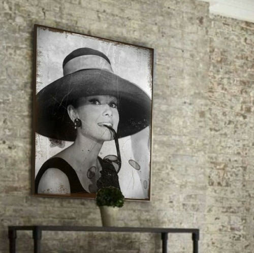 Leinwand bild audrey - leinwand,