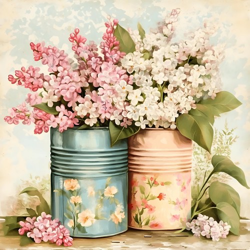 Wandbild vintage shabby retro - vintage,
