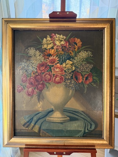 Großes vintage ölgemälde - vintage,