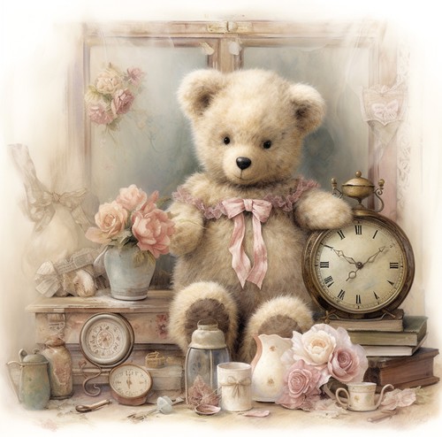 Deko bild vintage shabby - vintage, chic